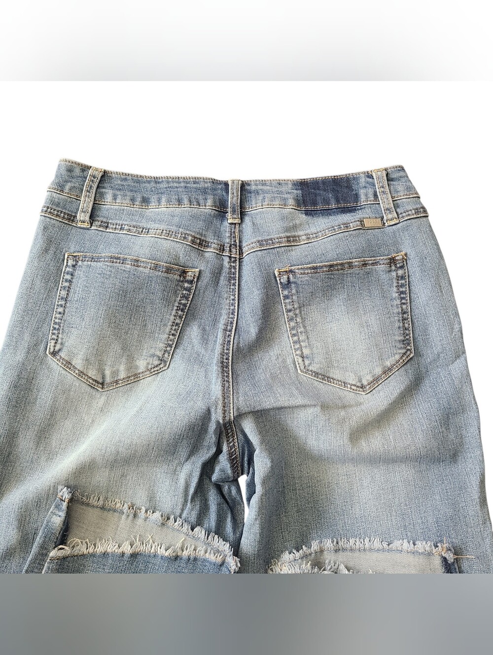 1822 | CROPPED STRAIGHT LEG JEANS | SIZE 8 - Picture 8 of 12